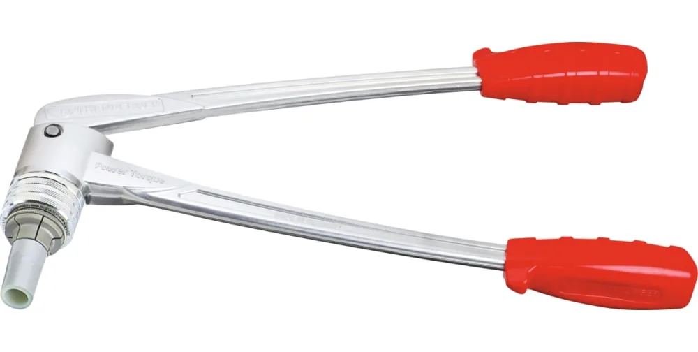 Expansor manual para tubos PEX com cabos vermelhos