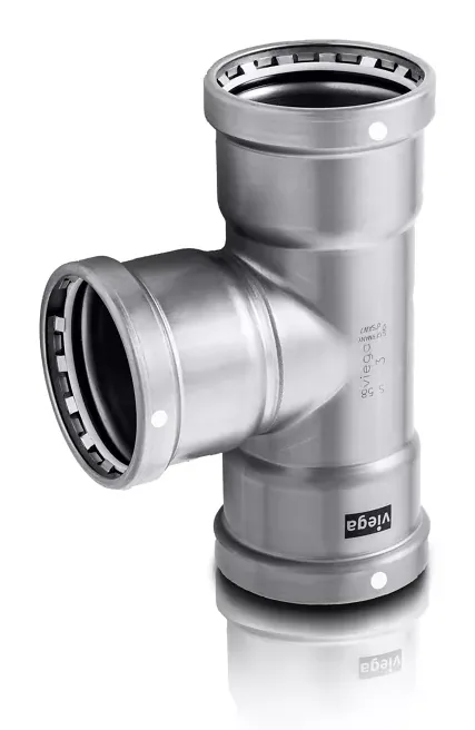 Tê de aço-carbono de prensar para tubos de aço