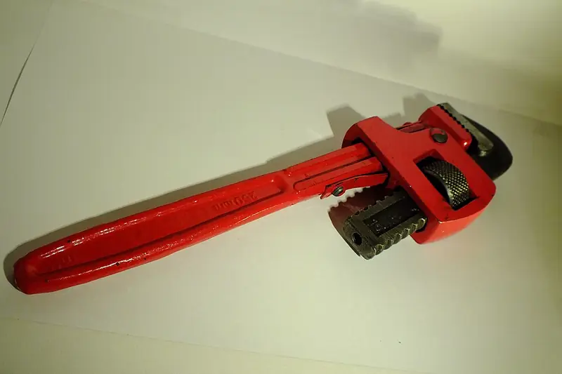 Chave de grifo vermelha