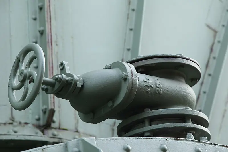 Válvula gaveta de ferro fundido com volante